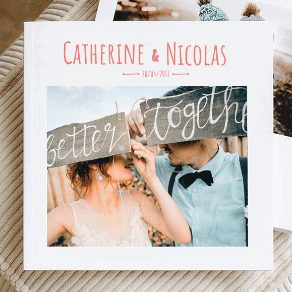 un album photo carré pour mariage proposé par Laurent Agier, photographe dans le var