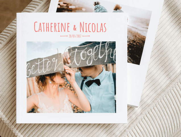 un album photo carré pour mariage proposé par Laurent Agier, photographe dans le var