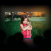 projection diaporama, pour un mariage, d'une jeune fille et sa peluche, par Laurent Agier, video de mariage dans le var