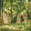 belles ruines utilisées comme décor pour les vidéos de votre mariage