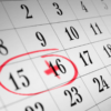 visuel d'un calendrier qui affiche une date supplémentaire de cérémonie de mariage